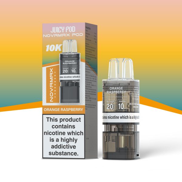 Orange Raspberry - Juicy Novamax 10K Replacement Pods