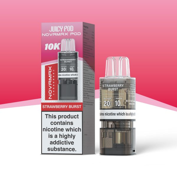 Strawberry Burst - Juicy Pod NovaMax 10K Replacement Pods