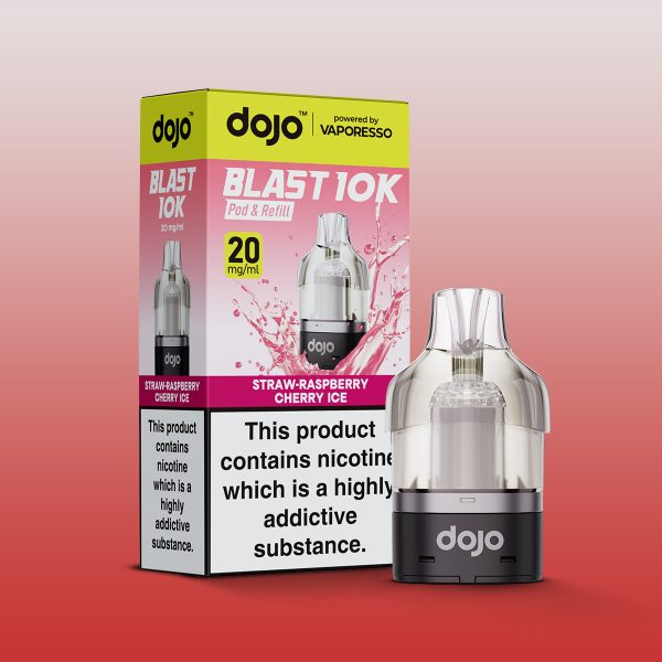 Strawberry Raspberry Cherry Ice - Dojo Blast 10K Refill Pack