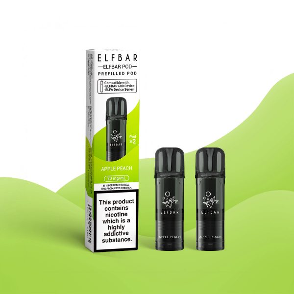 Apple Peach - Elf Bar 600 Prefilled Pods (2-Pack)