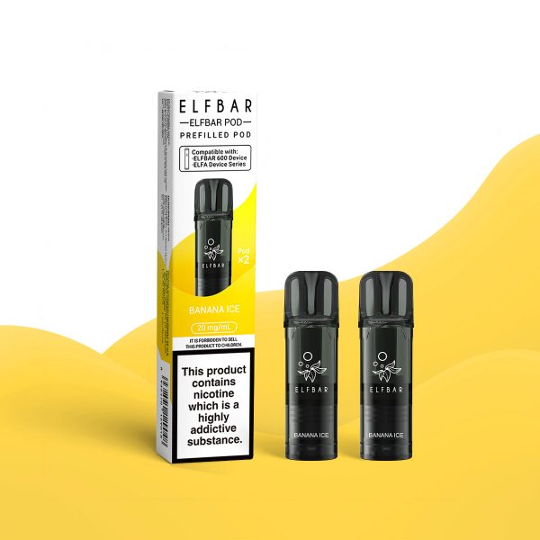 Banana Ice - Elf Bar 600 Prefilled Pods (2-Pack)