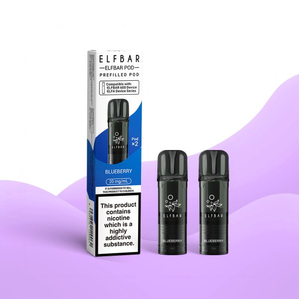 Blueberry Raspberry - Elf Bar 600 Prefilled Pods (2-Pack)