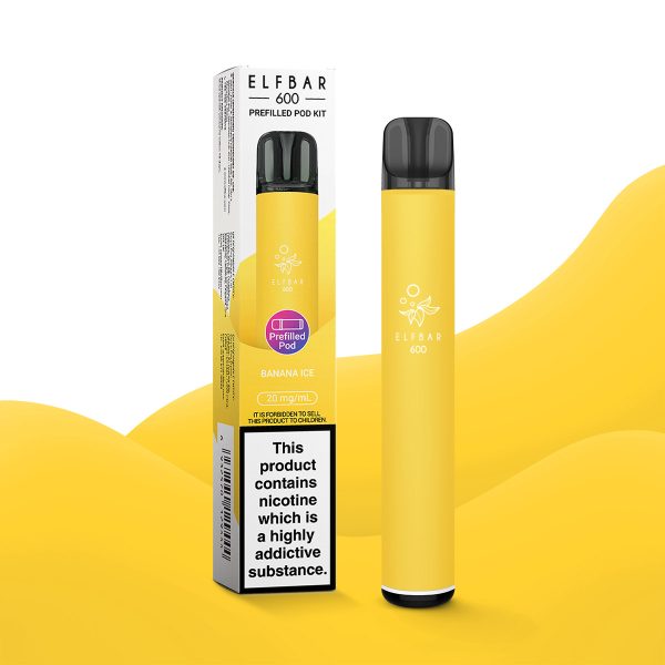 Banana Ice - Elf Bar 600 Prefilled Pod Kit