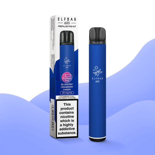 Blueberry Cranberry Cherry - Elf Bar 600 Prefilled Pod Kit