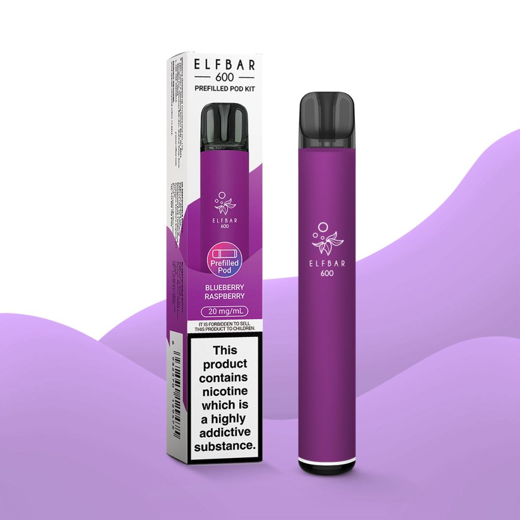 A Rasbery Blueberry Raspberry - Elf Bar 600 Prefilled Pod Kit | Lowest Price ...