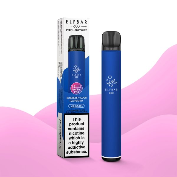 Blueberry Sour Raspberry - Elf Bar 600 Prefilled Pod Kit