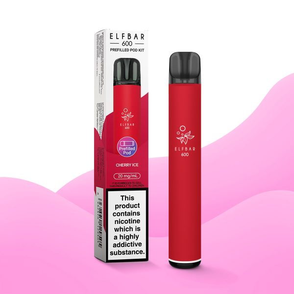 Cherry Ice - Elf Bar 600 Prefilled Pod Kit