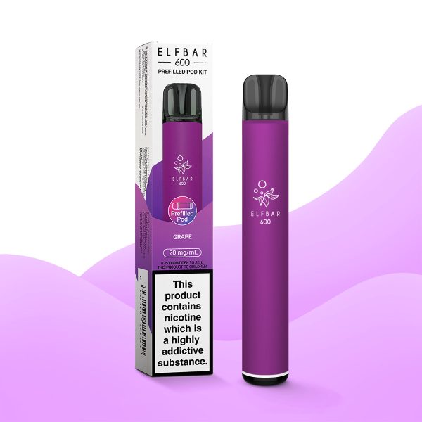 Grape - Elf Bar 600 Prefilled Pod Kit