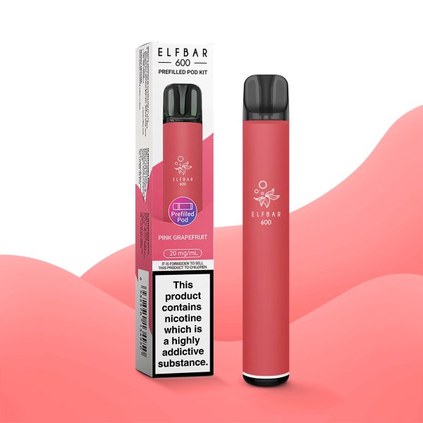 Pink Grapefruit - Elf Bar 600 Prefilled Pod Kit