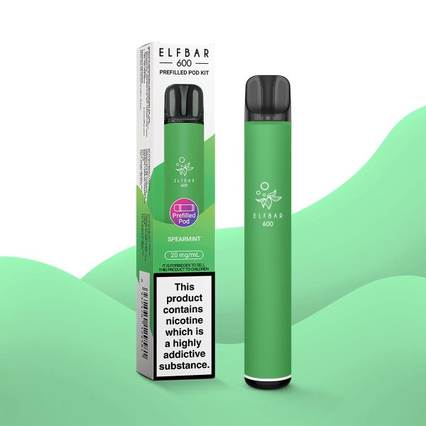 Spearmint - Elf Bar 600 Prefilled Pod Kit