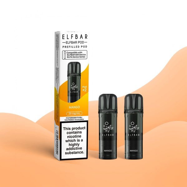 Mango - Elf Bar 600 Prefilled Pods (2-Pack)