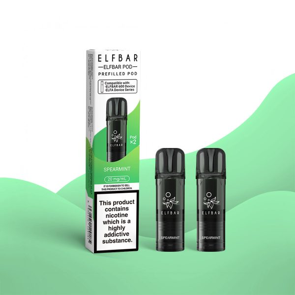 Spearmint - Elf Bar 600 Prefilled Pods (2-Pack)