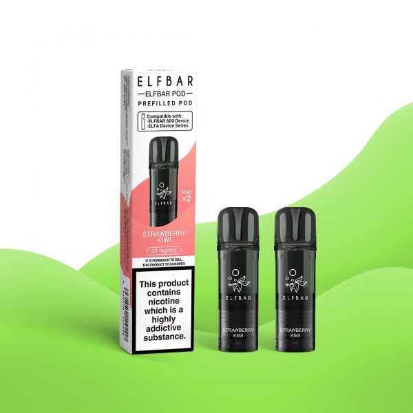 Strawberry Kiwi - Elf Bar 600 Prefilled Pods (2-Pack)