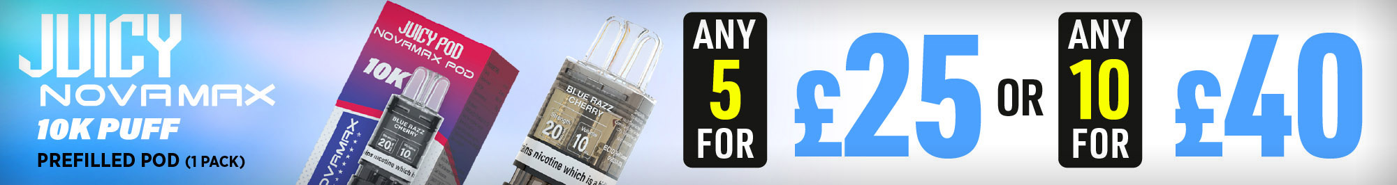 jenson ecig juicy novamax 10k puffs prefilled pod offer banner