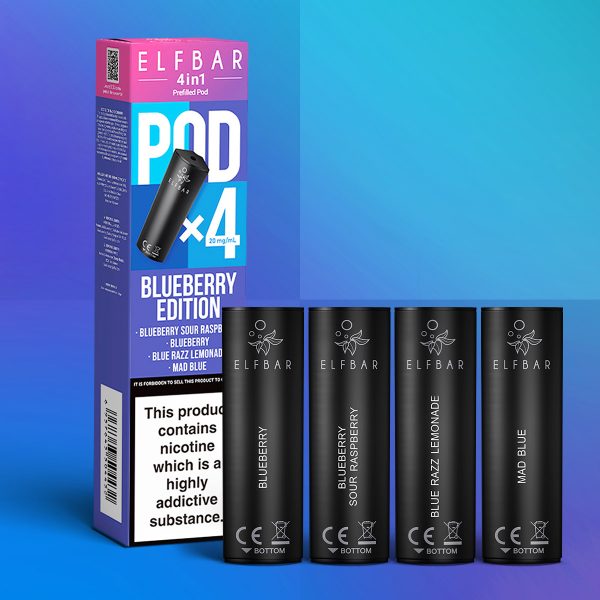 Blueberry Edition - Elf Bar 4-in-1 Prefilled Pods