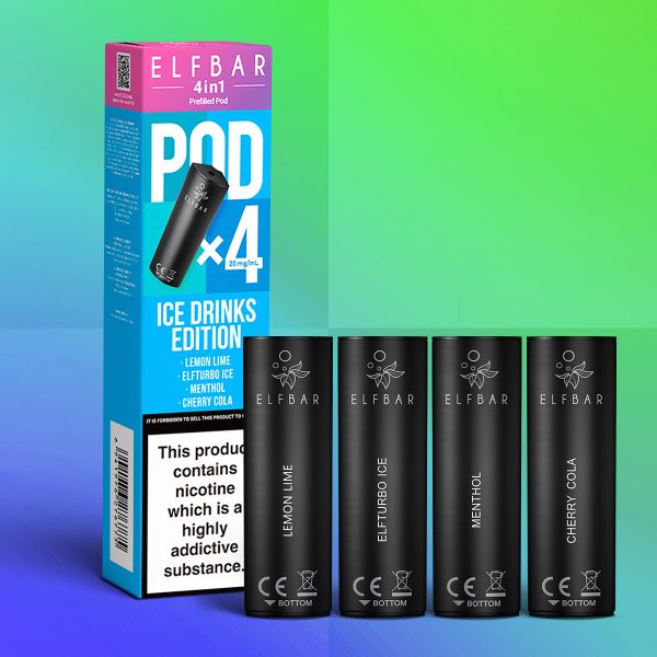 Ice Drinks Edition - Elf Bar 4-in-1 Prefilled Pods