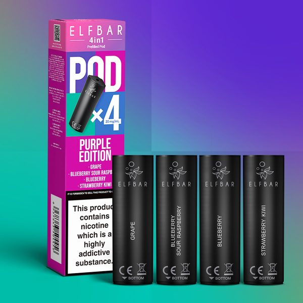 Purple Edition - Elf Bar 4-in-1 Prefilled Pods