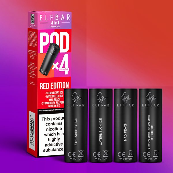 Red Edition - Elf Bar 4-in-1 Prefilled Pods