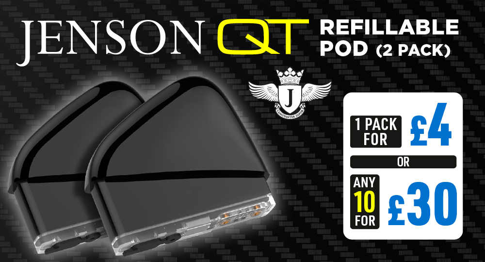 jenson qt refillable pod homepage