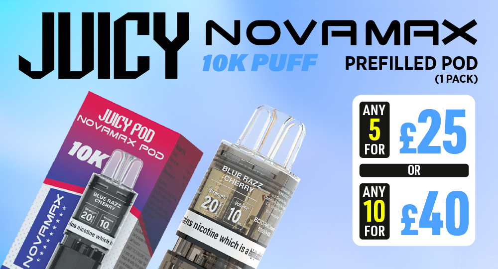 juicy novamaq 10 k prefilled pod homepage