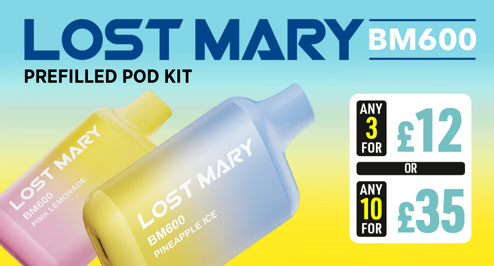 lost mary bm600 prefilled pod kit homepage
