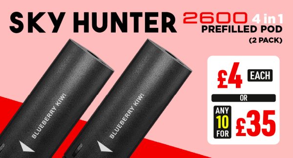 sky hunter 2600 4 in 1 prefilled pod homepage