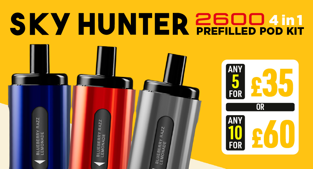 sky hunter 2600 4 in 1 prefilled pod kit homepage