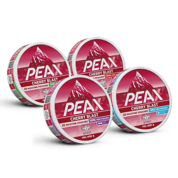 jenson ecig peax nicotine pouches multi cherry blast