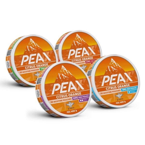 jenson ecig peax nicotine pouches multi citrus orange
