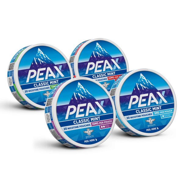 jenson ecig peax nicotine pouches multi classic mint