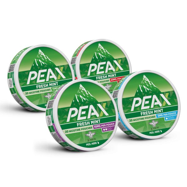 jenson ecig peax nicotine pouches multi fresh mint