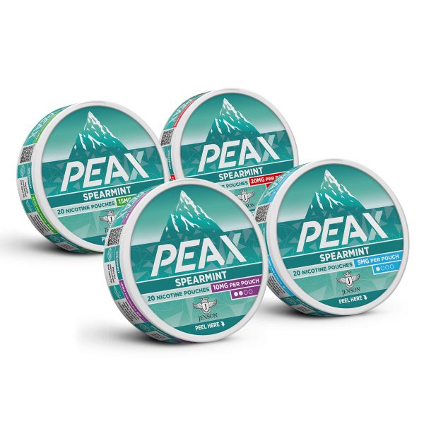 jenson ecig peax nicotine pouches multi spearmint