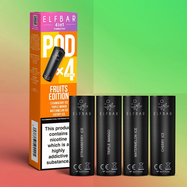 jenson elf bar 4 in 1 pod fruits edition