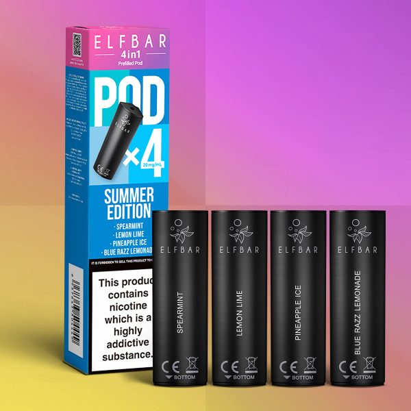 jenson elf bar 4 in 1 pod summer edition