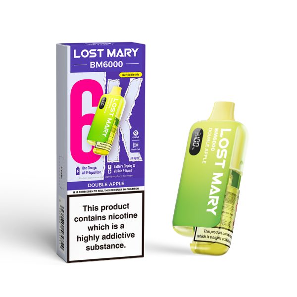 lost mary bm6000 prefilled pod kit double apple