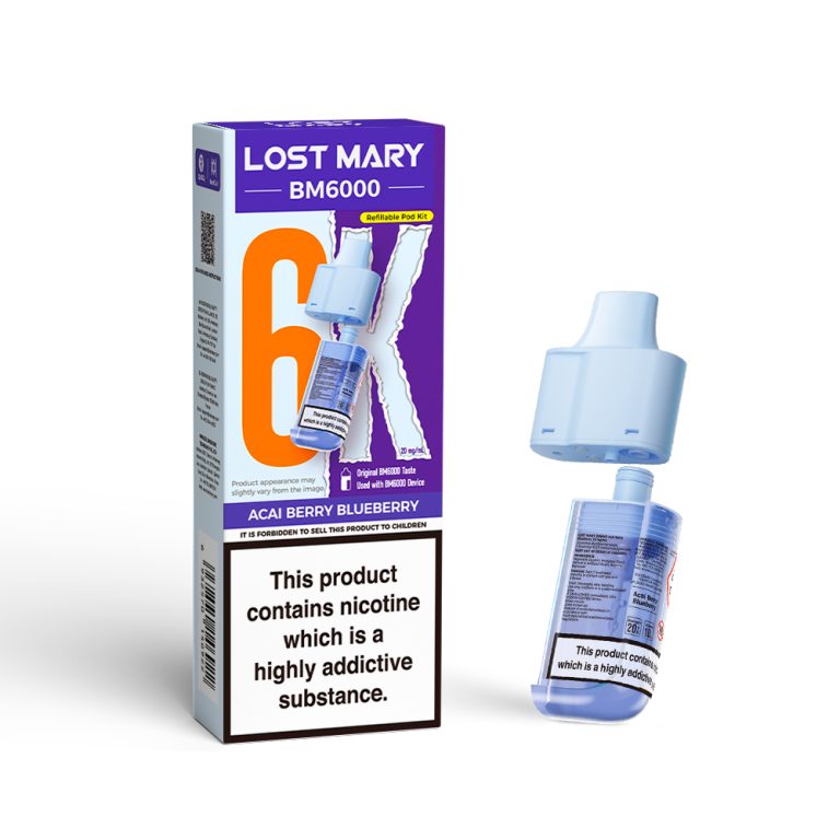 lost mary bm6000 replacement pod acai berry blueberry 768x768 lost mary bm6000 replacement pod acai berry blueberry 768x768