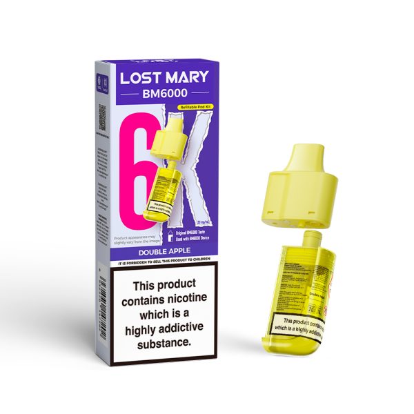 lost mary bm6000 replacement pod double apple
