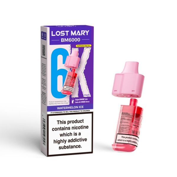 lost mary bm6000 v2 prefilled pod kit watermelon ice 768x768