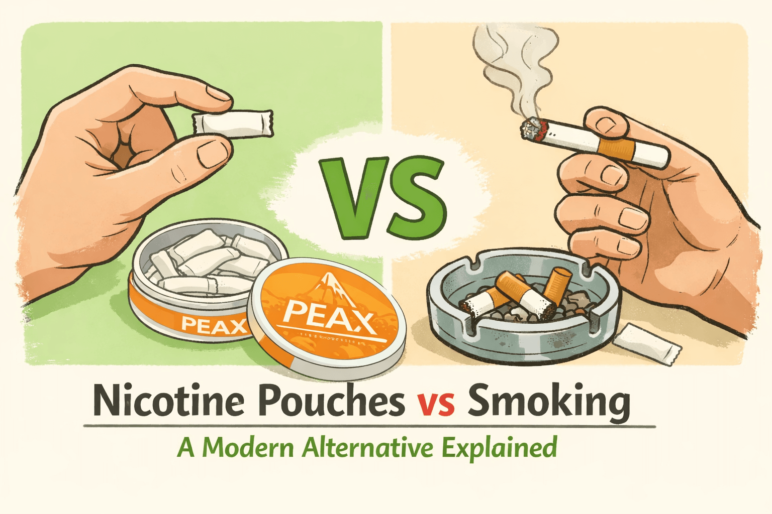 Nicotine Pouch vs Smoking