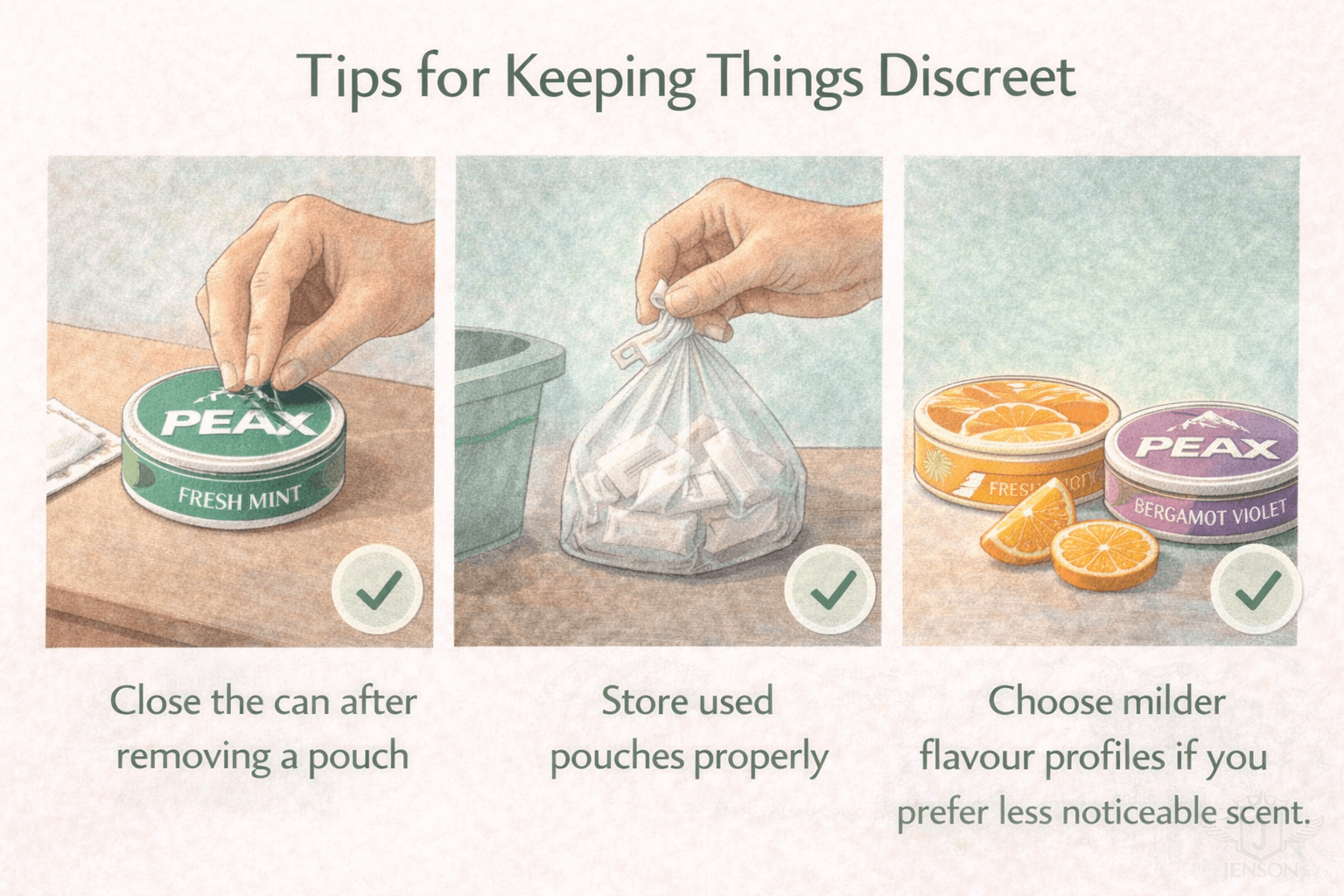 Tips for keeping things discreet