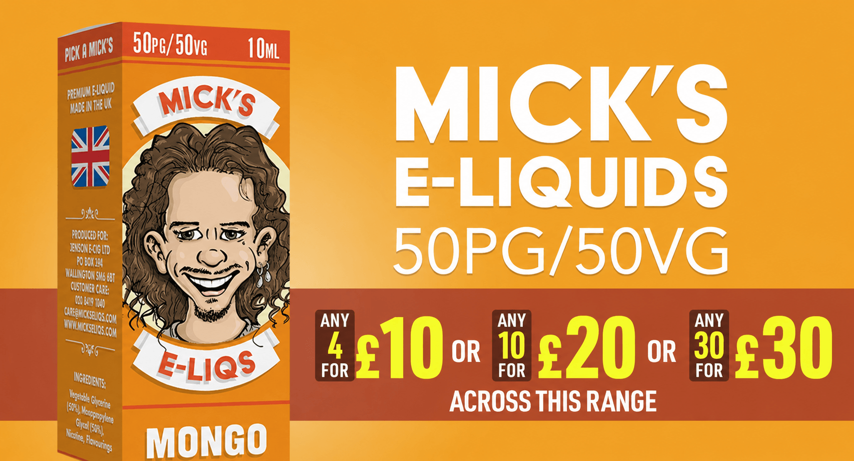 Updated Mick's E Liquid
