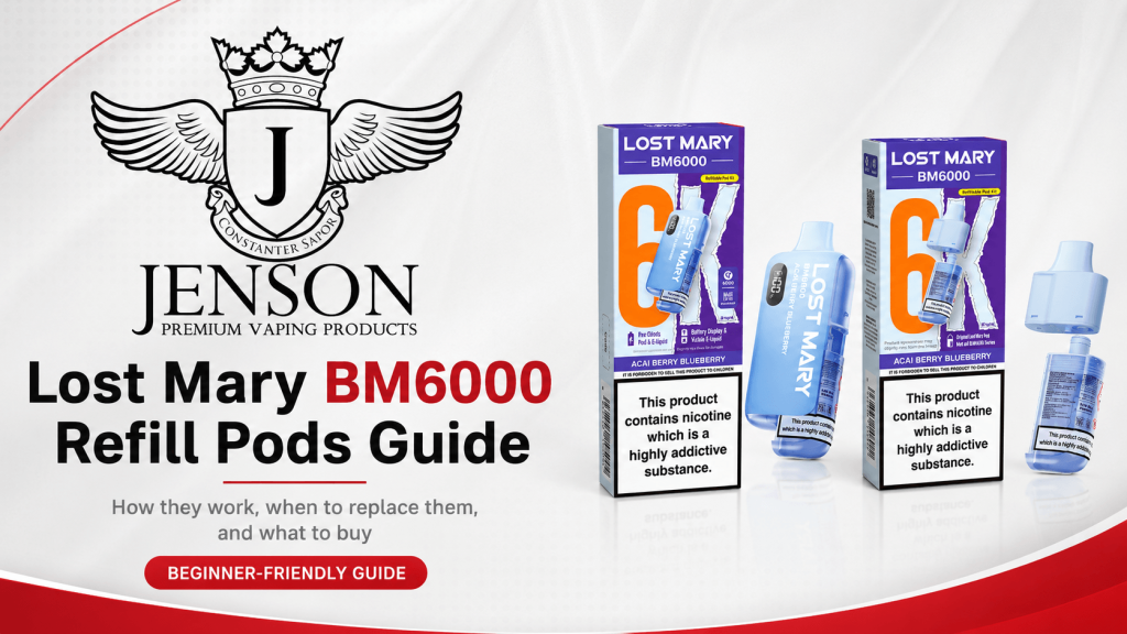 Lost Mary BM6000 Refill Pods: How they Work, How to change them & What to buy