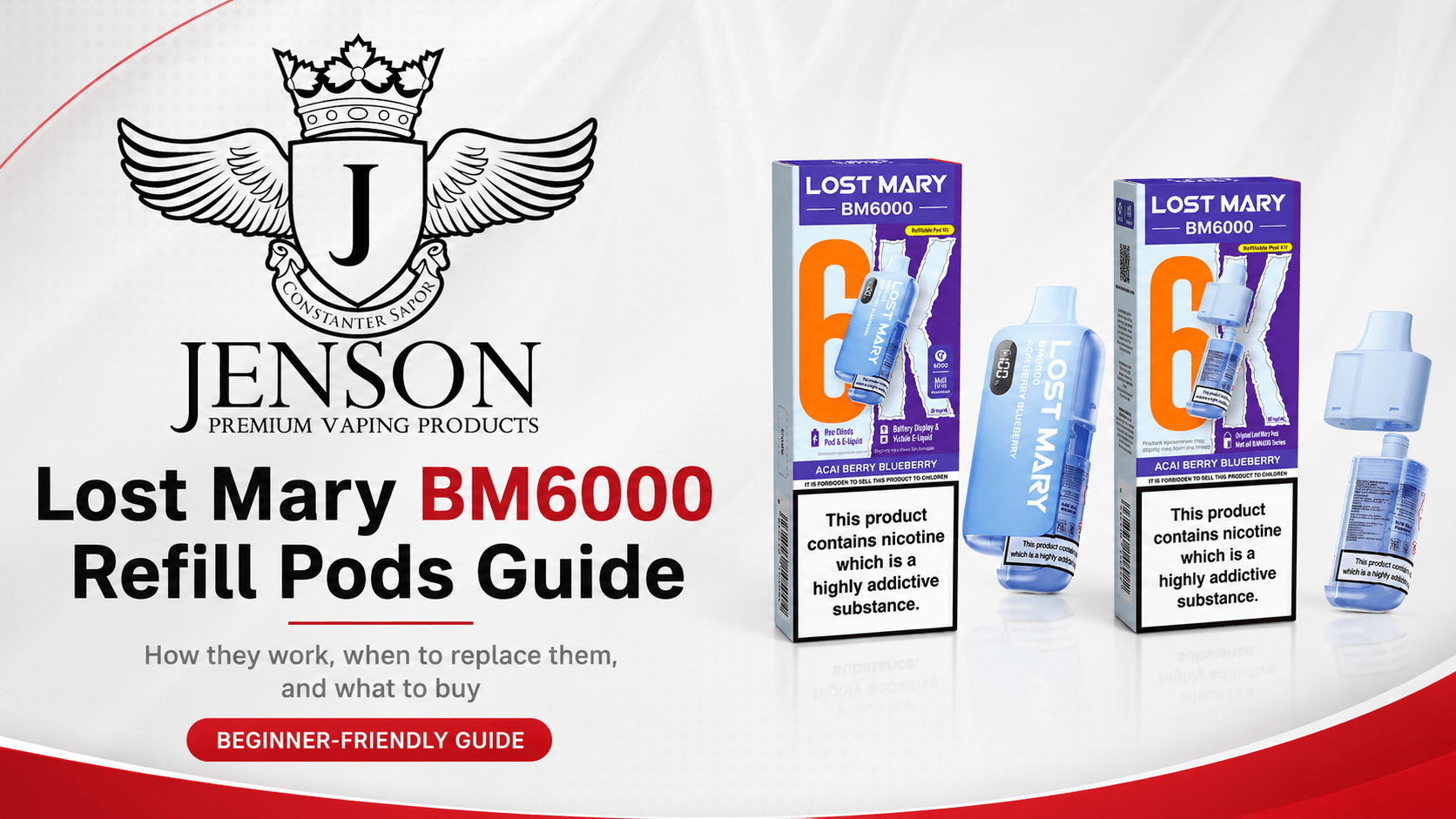 Lost Mary BM6000 Refill Pods: How they Work, How to change them & What to buy