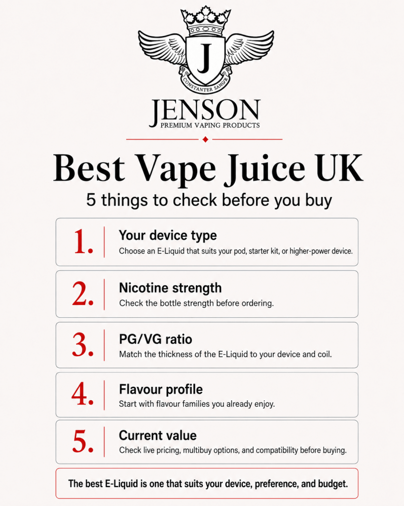 Best vape juice UK