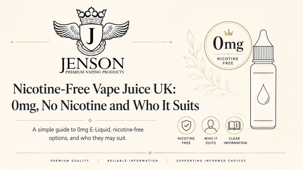 Nicotine-free vape juice UK