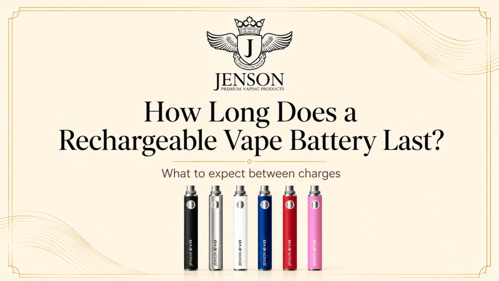 How long does a rechargeable vape battery last