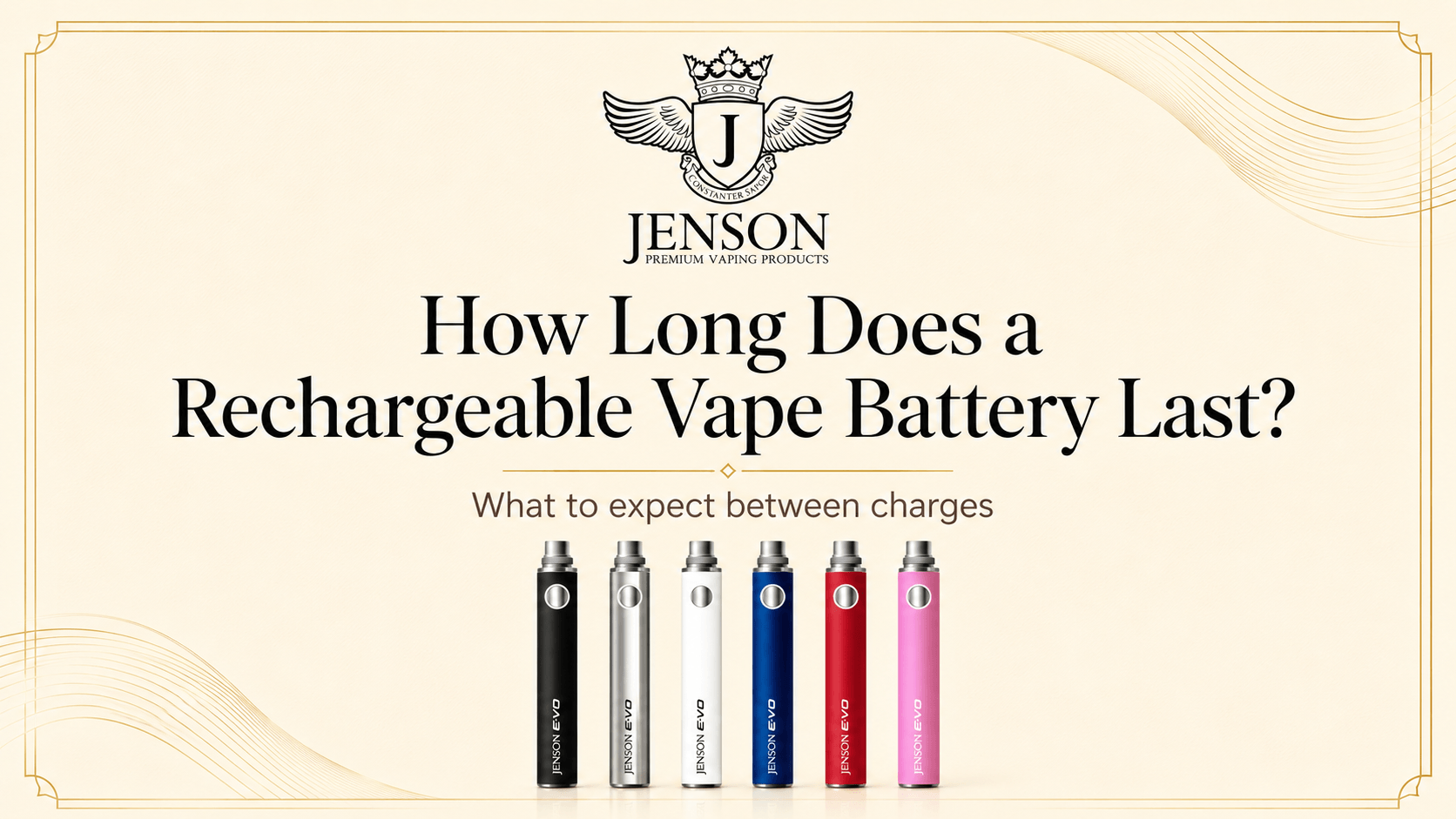 How long does a rechargeable vape battery last