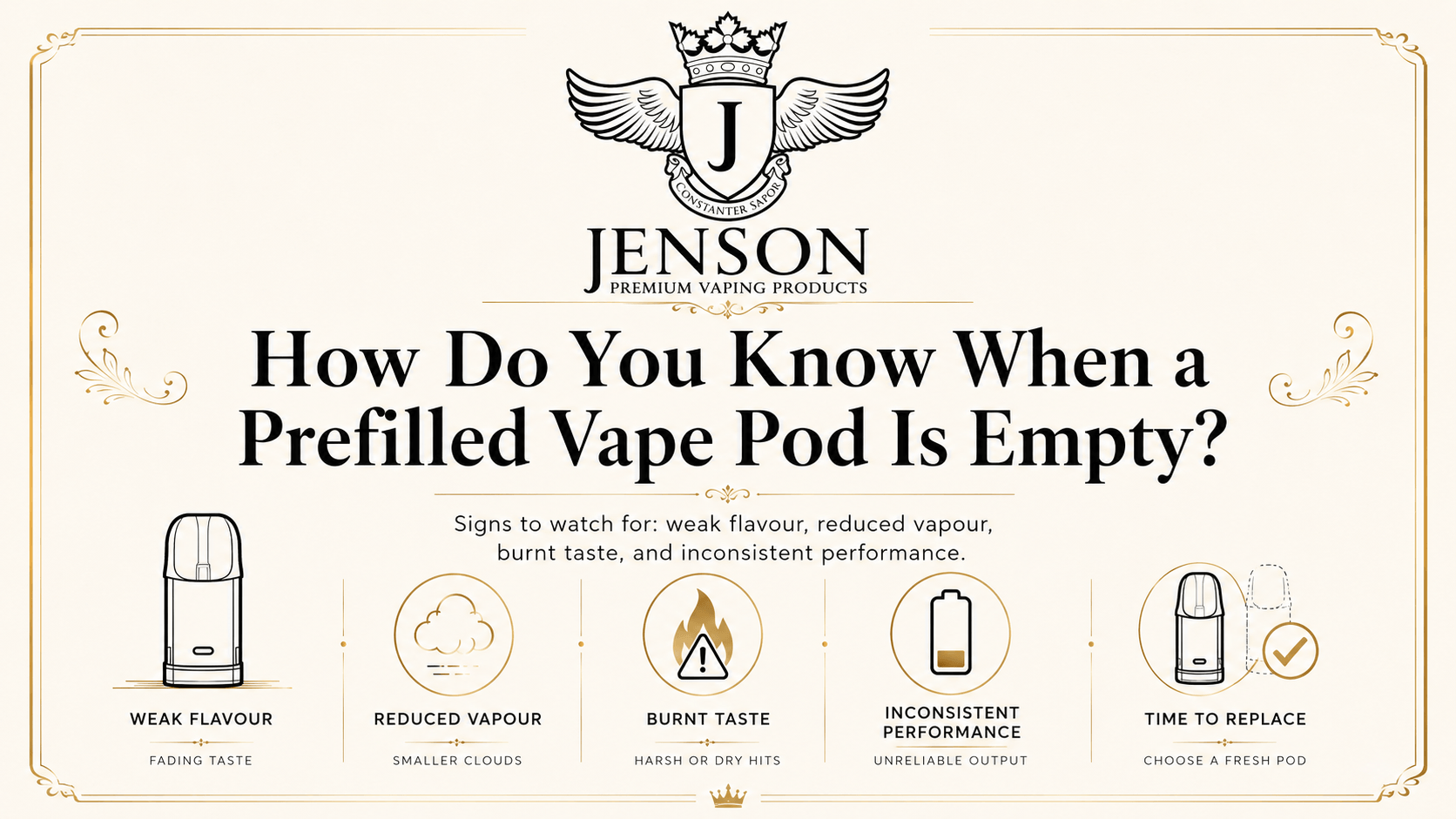 How to know when a pod is empty