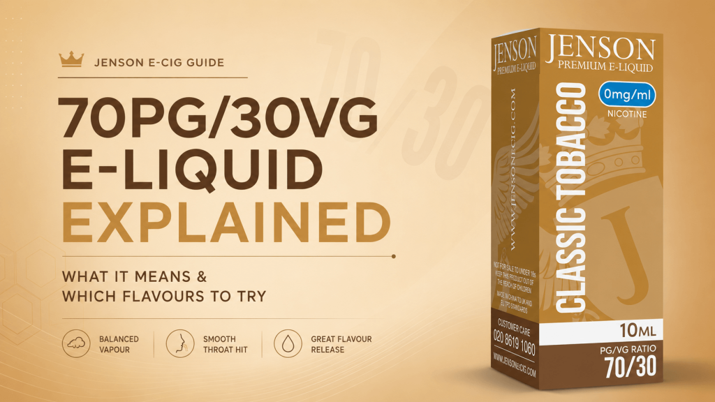 70PG/30VG E-Liquid Explained