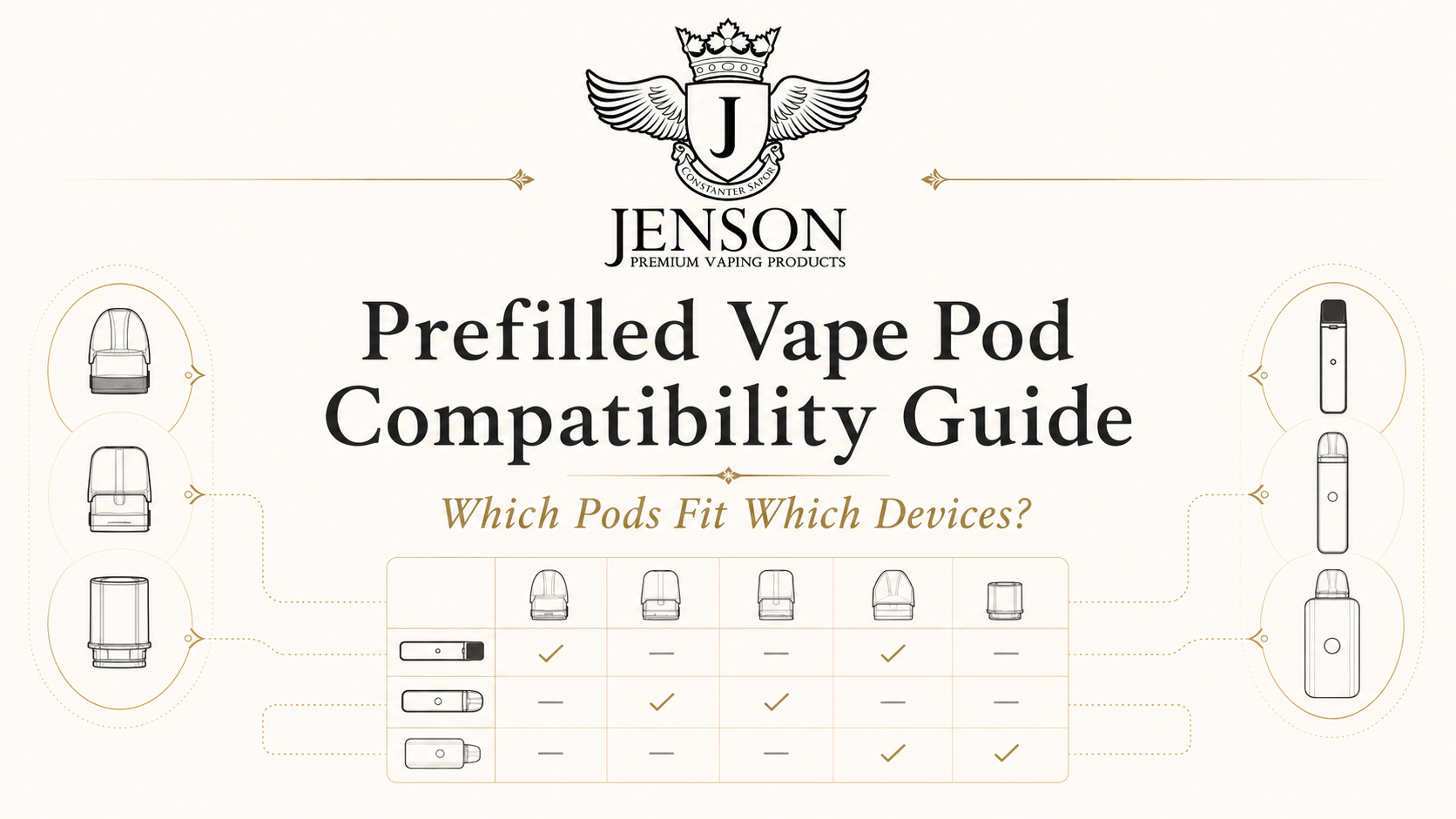 Prefilled Vape Pod Compatibility Guide